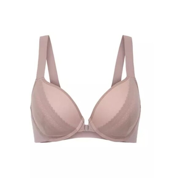 SPANX Other - SPANX Low Profile Full Coverage Illusion Lace Minimizer Bra Front Clasp Size 36D